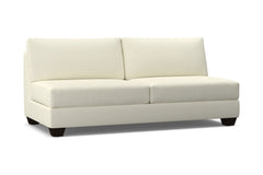 Tuxedo Armless Sofa :: Leg Finish: Espresso