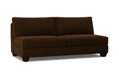 Tuxedo Armless Sofa :: Leg Finish: Espresso