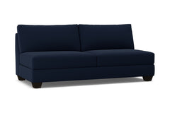 Tuxedo Armless Sofa :: Leg Finish: Espresso