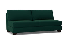 Tuxedo Armless Sofa :: Leg Finish: Espresso