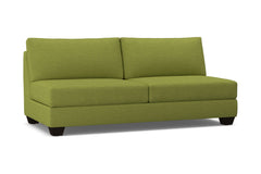 Tuxedo Armless Sofa :: Leg Finish: Espresso