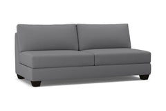 Tuxedo Armless Sofa :: Leg Finish: Espresso