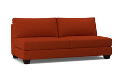 Tuxedo Armless Sofa :: Leg Finish: Espresso