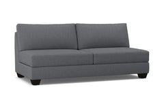 Tuxedo Armless Sofa :: Leg Finish: Espresso