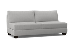 Tuxedo Armless Sofa :: Leg Finish: Espresso