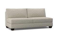 Tuxedo Armless Sofa :: Leg Finish: Espresso