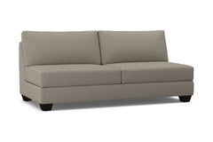 Tuxedo Armless Sofa :: Leg Finish: Espresso