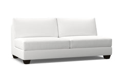 Tuxedo Armless Sofa :: Leg Finish: Espresso