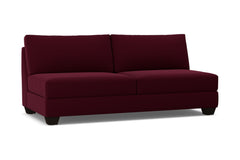 Tuxedo Armless Sofa :: Leg Finish: Espresso