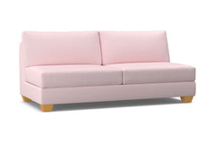 Tuxedo Armless Sofa :: Leg Finish: Natural