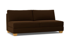Tuxedo Armless Sofa :: Leg Finish: Natural