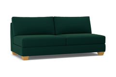 Tuxedo Armless Sofa :: Leg Finish: Natural