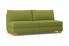 Tuxedo Armless Sofa :: Leg Finish: Natural