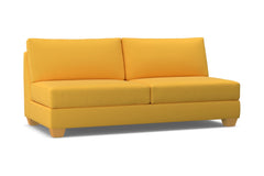 Tuxedo Armless Sofa :: Leg Finish: Natural