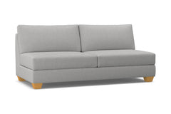 Tuxedo Armless Sofa :: Leg Finish: Natural
