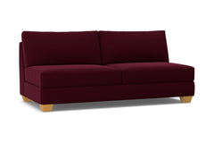 Tuxedo Armless Sofa :: Leg Finish: Natural