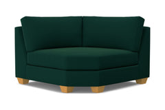 Tuxedo Round Corner :: Leg Finish: Natural