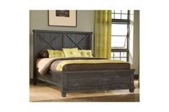 Vantage Wood Back Bed RUSTIC BLACK