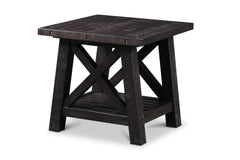 Vantage Side Table RUSTIC BLACK