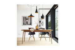 Victory Rect. Dining Table WALNUT/GOLD