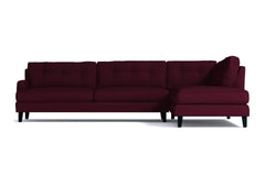 Virgil 2pc Sectional Sofa :: Leg Finish: Espresso / Configuration: RAF - Chaise on the Right
