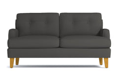 Virgil Apartment Size Sofa :: Leg Finish: Natural / Size: Apartment Size - 68"w