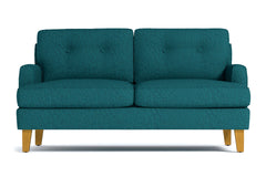 Virgil Apartment Size Sofa :: Leg Finish: Natural / Size: Apartment Size - 68"w