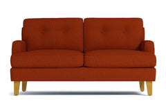 Virgil Apartment Size Sofa :: Leg Finish: Natural / Size: Apartment Size - 68"w