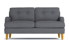 Virgil Apartment Size Sofa :: Leg Finish: Natural / Size: Apartment Size - 68"w