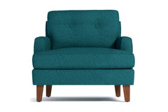 Virgil Chair :: Leg Finish: Pecan