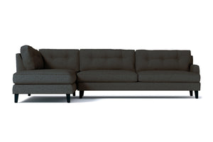 Virgil 2pc Sectional Sofa :: Leg Finish: Espresso / Configuration: LAF - Chaise on the Left