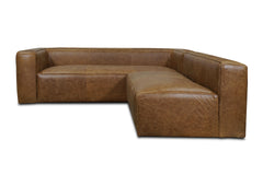 Wilco 2pc Leather Modular Sectional Sofa