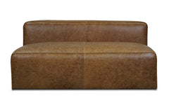 Wilco Armless Leather Loveseat