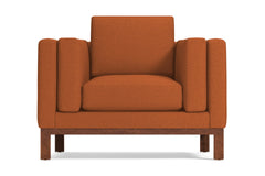 Walton Chair :: Leg Finish: Pecan