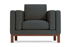 Walton Chair :: Leg Finish: Pecan