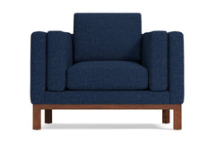Walton Chair :: Leg Finish: Pecan