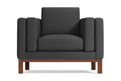 Walton Chair :: Leg Finish: Pecan