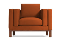 Walton Chair :: Leg Finish: Pecan