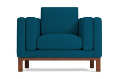 Walton Chair :: Leg Finish: Pecan