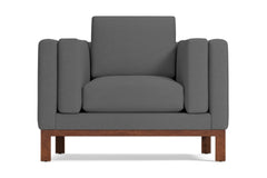 Walton Chair :: Leg Finish: Pecan