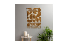 Woodblock Pattern Wall Hanging by Alisa Galitsyna