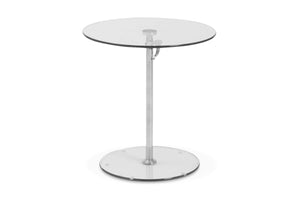 Everett Adjustable Table CLEAR
