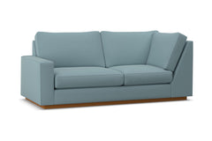 Harper Left Arm Corner Apt Size Sofa :: Leg Finish: Pecan / Configuration: LAF - Chaise on the Left