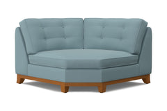 Brentwood Round Corner :: Leg Finish: Pecan