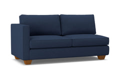 Catalina Left Arm Apartment Size Sofa :: Leg Finish: Pecan / Configuration: LAF - Chaise on the Left