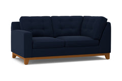 Brentwood Left Arm Corner Loveseat :: Leg Finish: Pecan / Configuration: LAF - Chaise on the Left