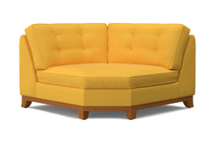 Brentwood Round Corner :: Leg Finish: Pecan