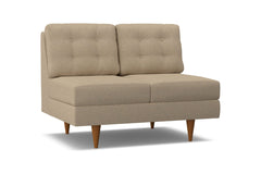 Logan Armless Loveseat :: Leg Finish: Pecan