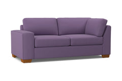 Melrose Left Arm Corner Apt Size Sofa :: Leg Finish: Pecan / Configuration: LAF - Chaise on the Left