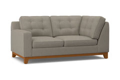 Brentwood Left Arm Corner Loveseat :: Leg Finish: Pecan / Configuration: LAF - Chaise on the Left